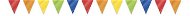 Girlanda – farebné vlajky – pvc – 10 m - Girlanda