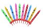 Birthday Candles - Flowers - 10 pcs - 11.5cm - Candle