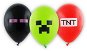 Latetex balloons Minecraft 30cm, 6 pcs - Balloons