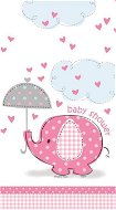 Tablecloth “baby shower“ pregnancy party - girl / girl - 137 x 213 cm - Tablecloth
