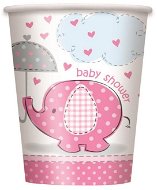Cups "baby shower" pregnancy party - girl - 270 ml - 8 pcs - Drinking Cup