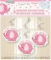 Curled garland “baby shower“ pregnancy party - girl / girl 3 pcs - Garland