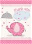 Thanksgiving card “baby shower“ pregnancy party - girl / girl 8 pcs - Party Accessories