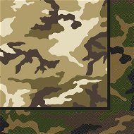 Napkins Camouflage - Soldier - Army - 33 x 33cm - 16 pcs - Paper Towels