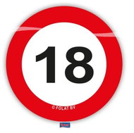 Confetti for table xl traffic sign 18 - 48 pcs - Confetti