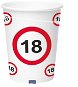 Traffic sign cups 18, 350ml 8pcs/pack - Drinking Cup