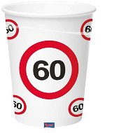 Drinking Cup Traffic sign cups 60, 350ml 8pcs/pack - Kelímek na pití
