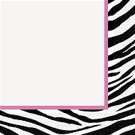 Obrúsky – zebra – 33 × 33 cm – 16 ks - Papierové obrúsky