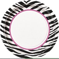 Plates - zebra - 8pcs - 22,5 cm - Plate