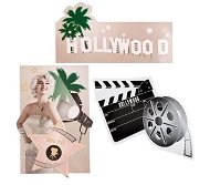 Dekorácia filmová klapka – hollywood - Párty doplnky