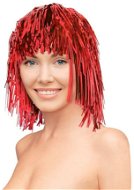 Wig Red foil wig - Paruka