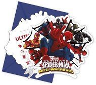 Pozvánky s pozvánkou „Ultimate Spiderman", 6 ks - Párty doplnky