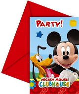 Pozvánky Myšiak Mickey Mouse – 6 ks - Párty doplnky