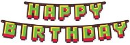 Garland - happy birthday - minecraft - 160cm - Garland
