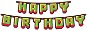 Girlanda – happy birthday –  narodeniny – minecraft – 160 cm - Girlanda