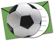 Party Accessories Football invitations 6 pcs - Party doplňky