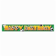 Banner – girlanda narodeniny – happy birthday – futbal – 365 cm - Girlanda
