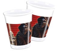 Drinking Cup Plastic cups star wars - the force awaknes - 200 ml - 8 pcs - Kelímek na pití