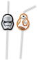 Straws - straws with medallion star wars - star wars - 6 pcs - Straw