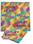 Obrúsky Happy Birthday – narodeniny – 33 × 33cm – 20 ks - Papierové obrúsky