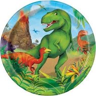 Dinosaur plates 8 pcs, 17 cm - Plate