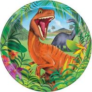 Dinosaur plates 8 pcs, 22 cm - Plate