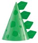Party čepice Párty kloboučky zelené - dinosaurus - 8 ks - Party čepice