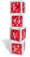 Dekoratívne boxy na balóniky love – Valentín – 4 ks - Box