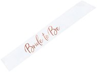 Party Sherpa Party To Be, white with pink-gold inscription - Party Accessories