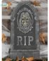 “RIP“ tombstone with skull size 33x65 cm - halloween - Party Accessories