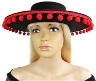 Sombrero Hat with Pompoms - Costume Accessory