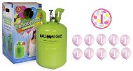 Helium set for 1st birthday small party girl 250 l - Helium Balloons
