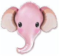 Fóliový balónik slon – ružový – safari – 81 cm - Balóny
