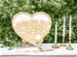 Party Accessories Wooden guest book - heart, 44x37,5cm - Party doplňky