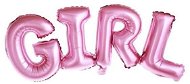 Foil Balloon Girl, 74x33cm, Pink (Cannot be Filled with Helium) - Balloons