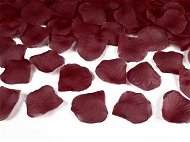 Párty doplnky Okvetné lístky ruží textilné – tmavo červené / bordó 100 ks - Party doplňky