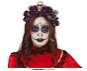Headband with Skull and Grey-purple Flowers - Halloween - Costume Accessory