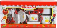 Geschirr für Kinderküchen Set Küchenutensilien für Kinder - Nádobí do dětské kuchyňky