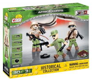 Cobi 3 Figures with Africa Korps Accessories - Building Set