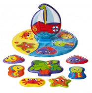Vizijáték Playgro - Úszó fürdő puzzle - Hračka do vody