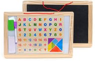 Magnetická tabuľka s písmenkami a číslicami - Magnetická tabuľa na kreslenie