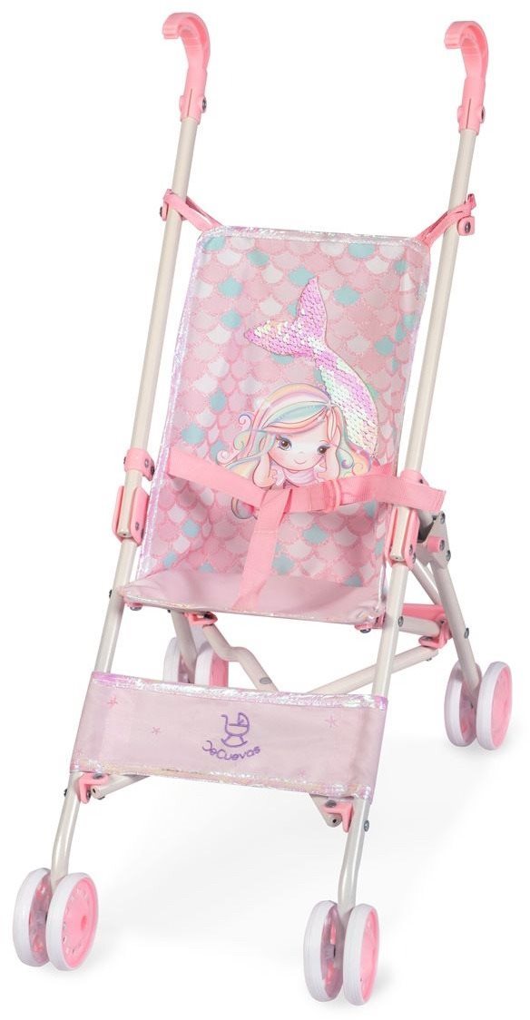 Decuevas 90041 Folding Pram for Dolls Golf Clubs Ocean Fantasy