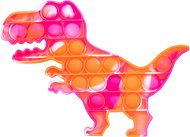Pop it - dinoszaurusz narancssárga-rózsaszín - Pop It