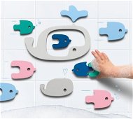 Bath Stickers QUUTopia Whale- Puzzle in Water 2D - Vodolepky