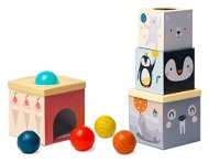 Picture Blocks Taf Toys Set of North Pole Dice and Balls - Obrázkové kostky