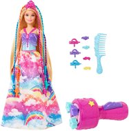Barbie Dreamtopia Twist ‘n Style Princess Hairstyling Doll, Blonde with Rainbow Hair Extensions - Doll