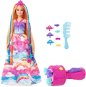 Barbie princezna s barevnými vlasy herní set - Panenka
