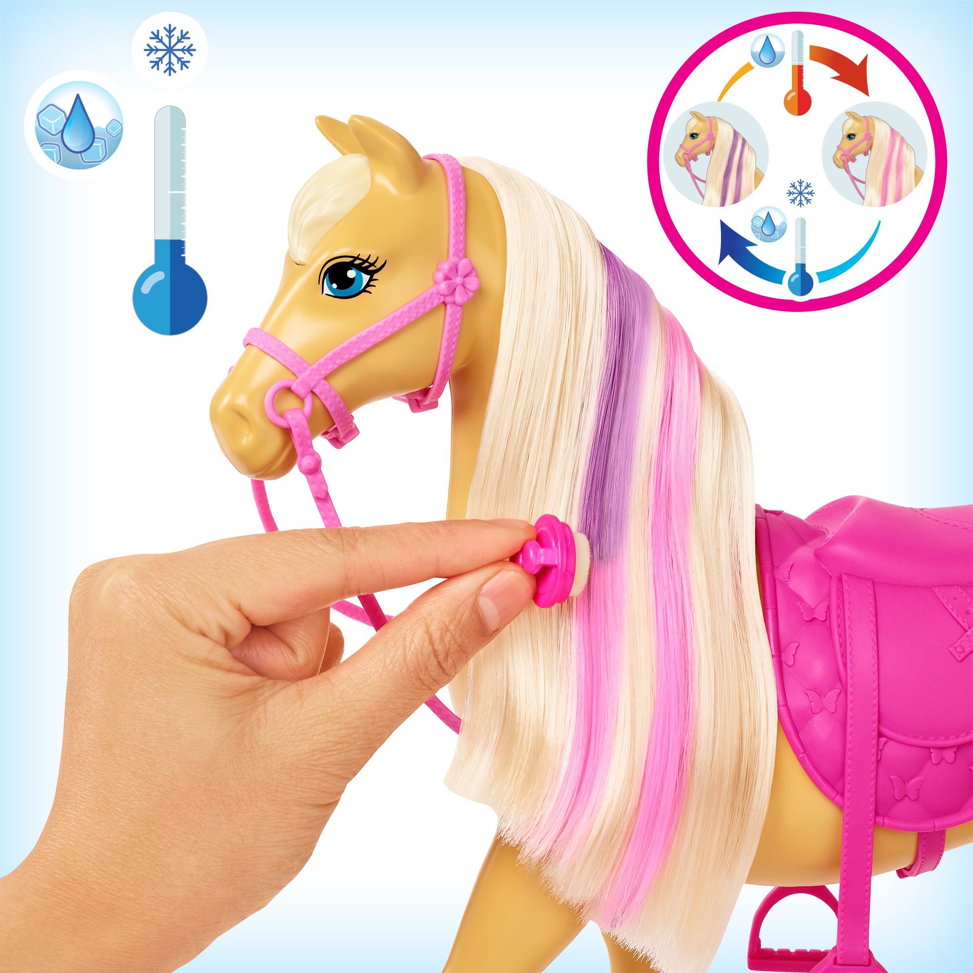 Walking horse 2024 toy barbie