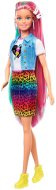 Barbie Leopard Rainbow Hair Doll with Colour-Change Feature - Doll