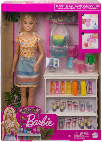 Mattel Barbie Chelsea Smoothie Stand Playset, Some Accessories